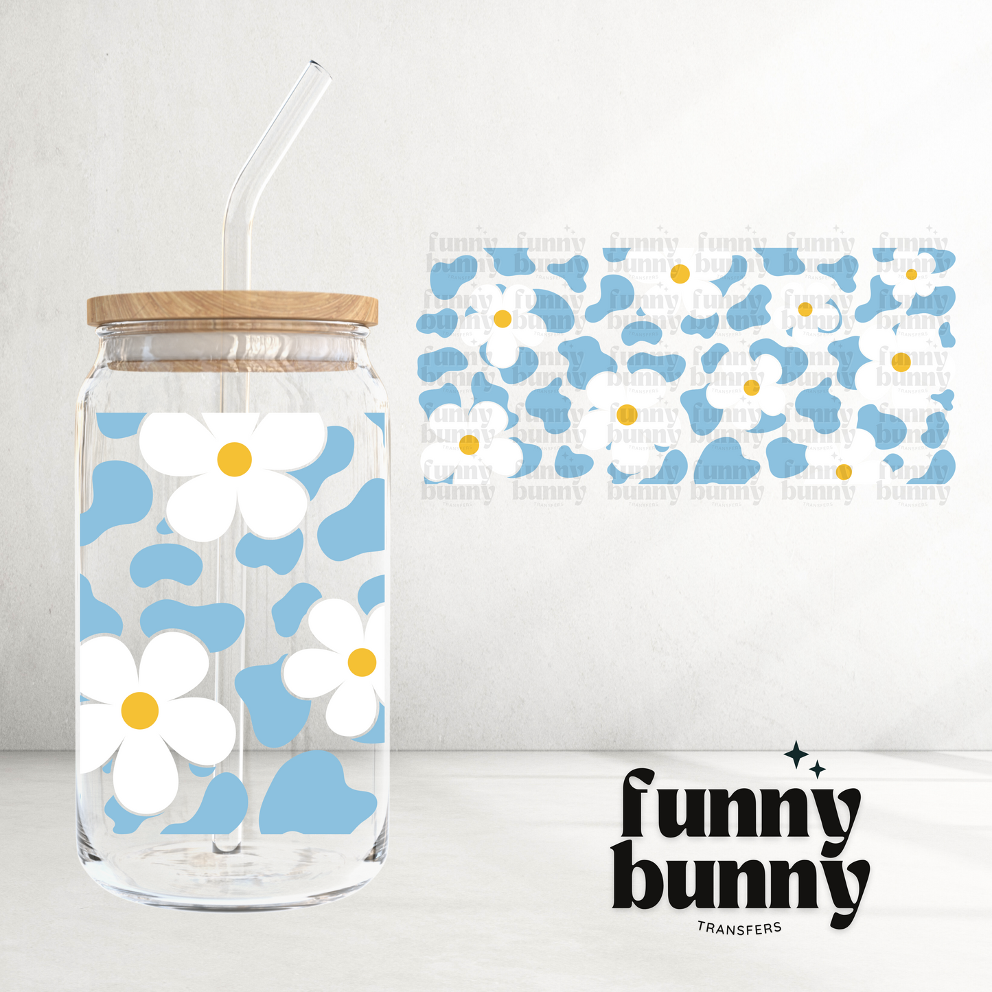 Spring Daisies - 16oz UVDTF Cup Wrap