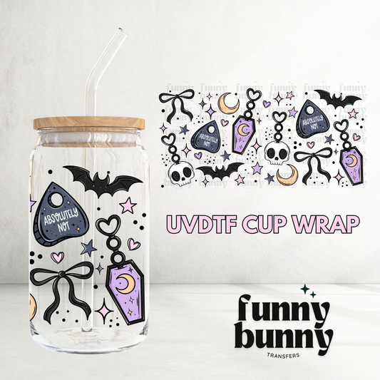 Absolutely Not - 16oz UVDTF Cup Wrap