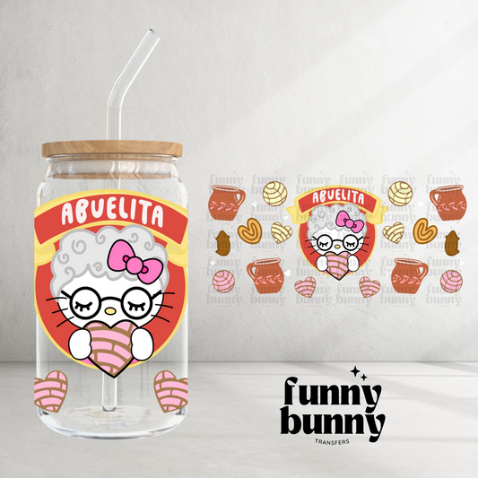 Abuelita Kitty - 16oz UVDTF Cup Wrap