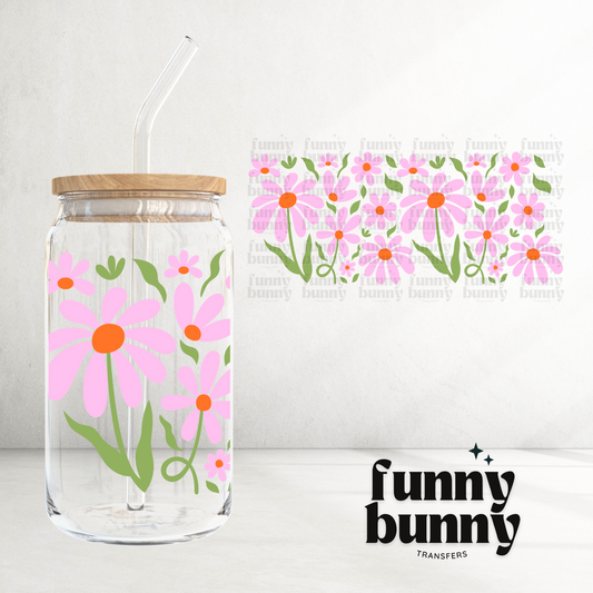 Aesthetic Flowers - 16oz UVDTF Cup Wrap