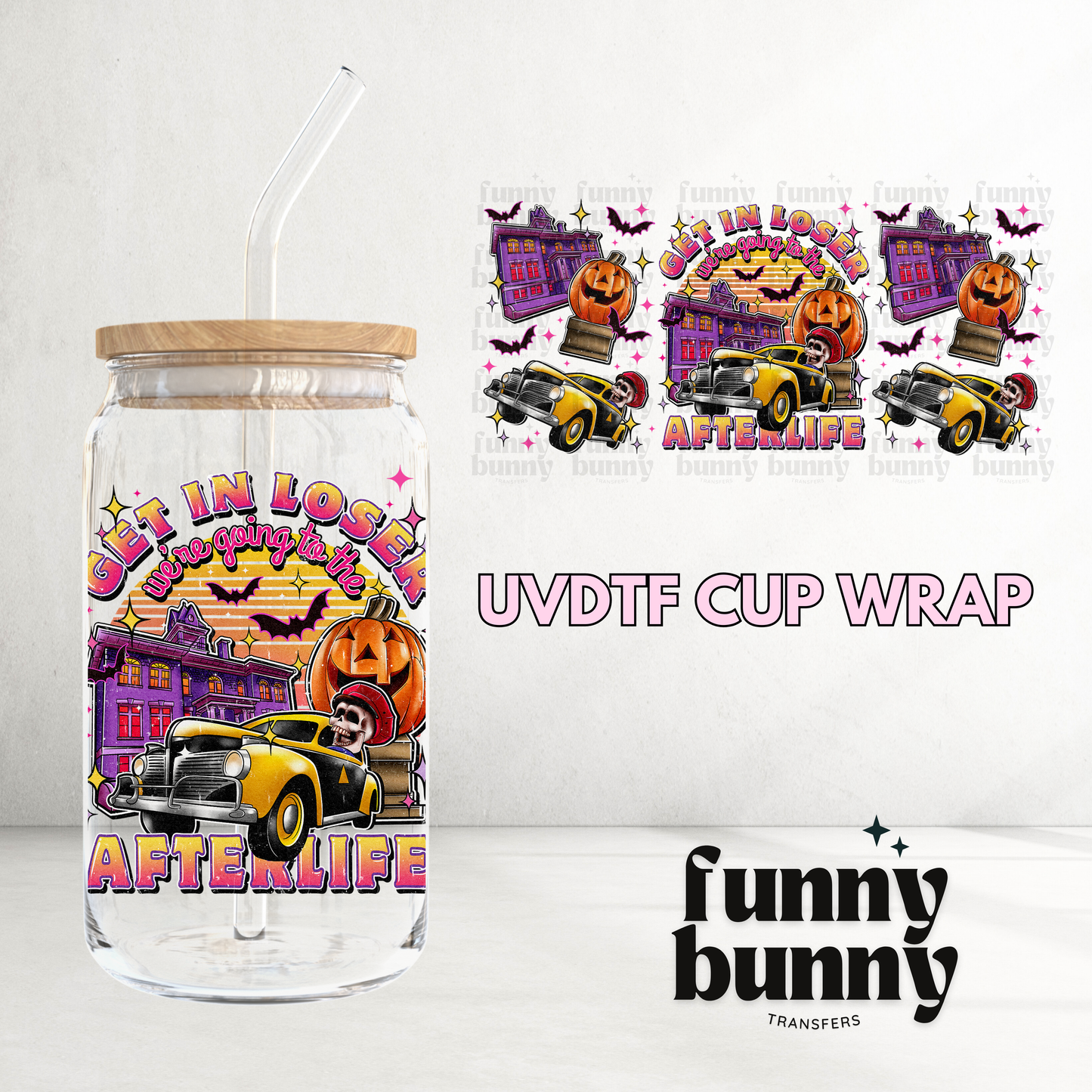 Afterlife - 16oz UVDTF Cup Wrap