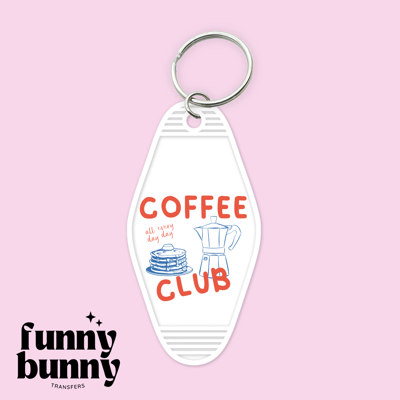 All Day Coffee Club - Motel Keychain