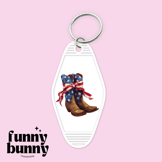 American Cowgirl Boots - Motel Keychain