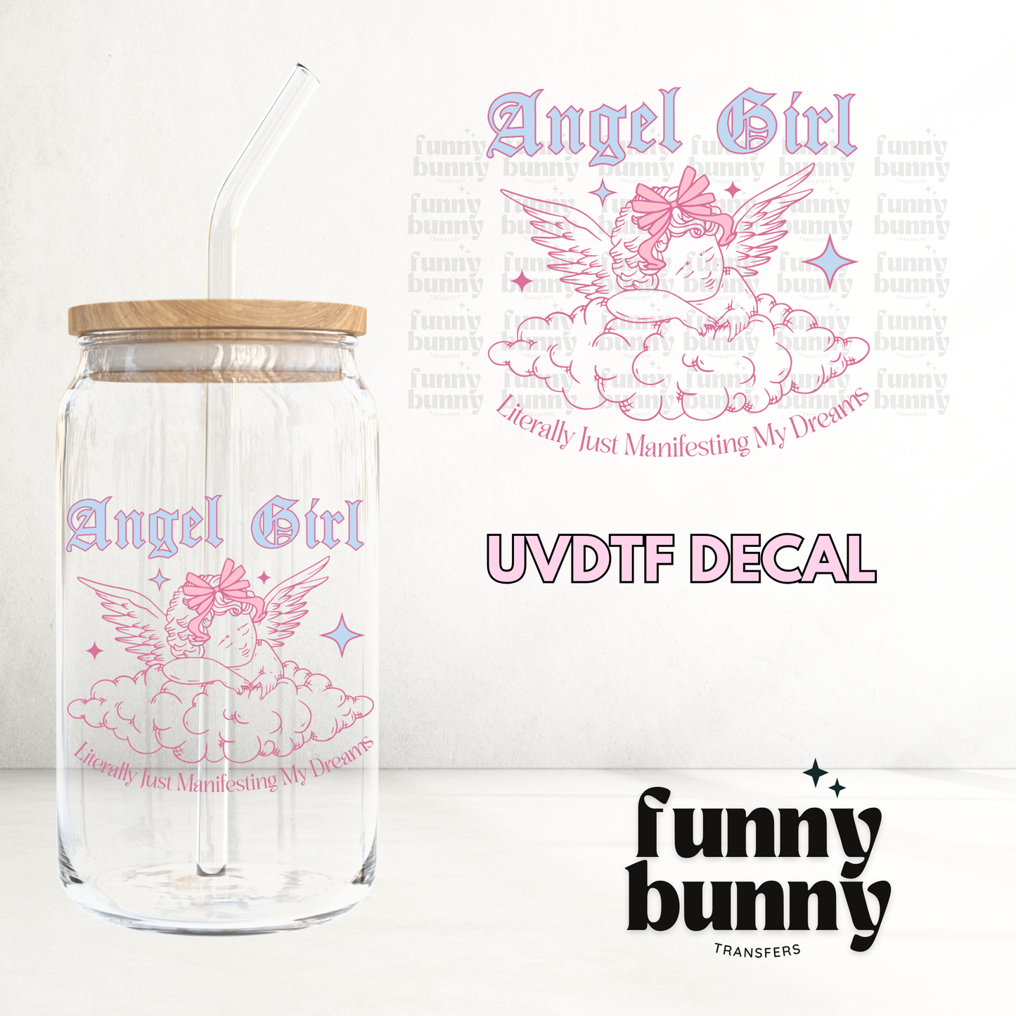 Angel Girl - UVDTF Decal