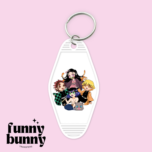 Anime Slayer - Motel Keychain