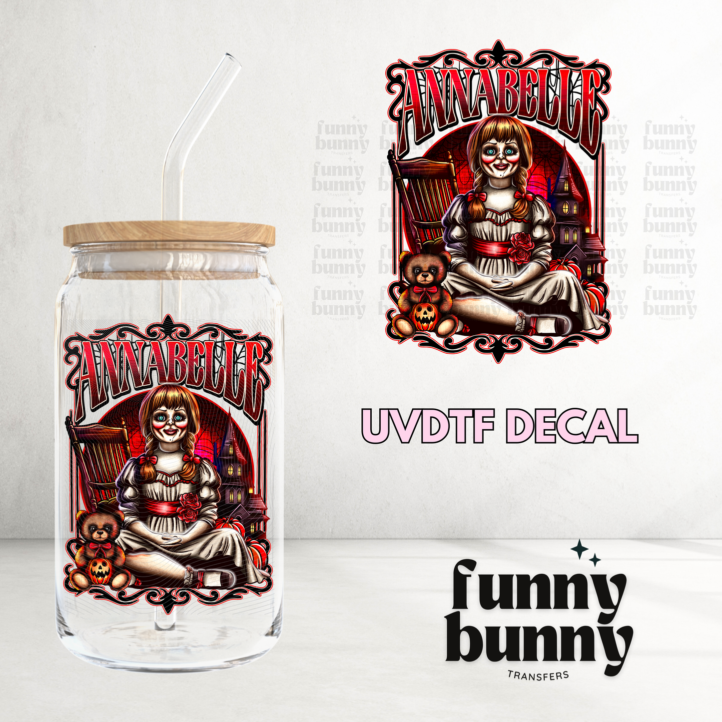 Annabelle - UVDTF Decal