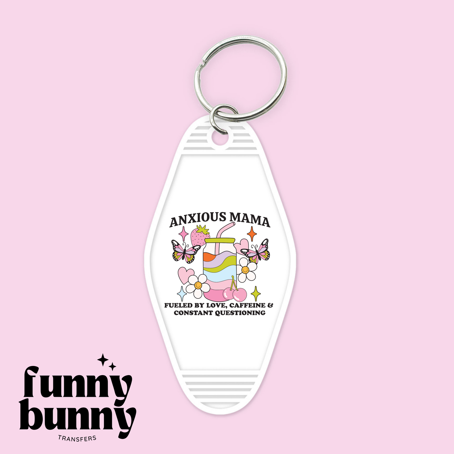 Anxious Mama - Motel Keychain