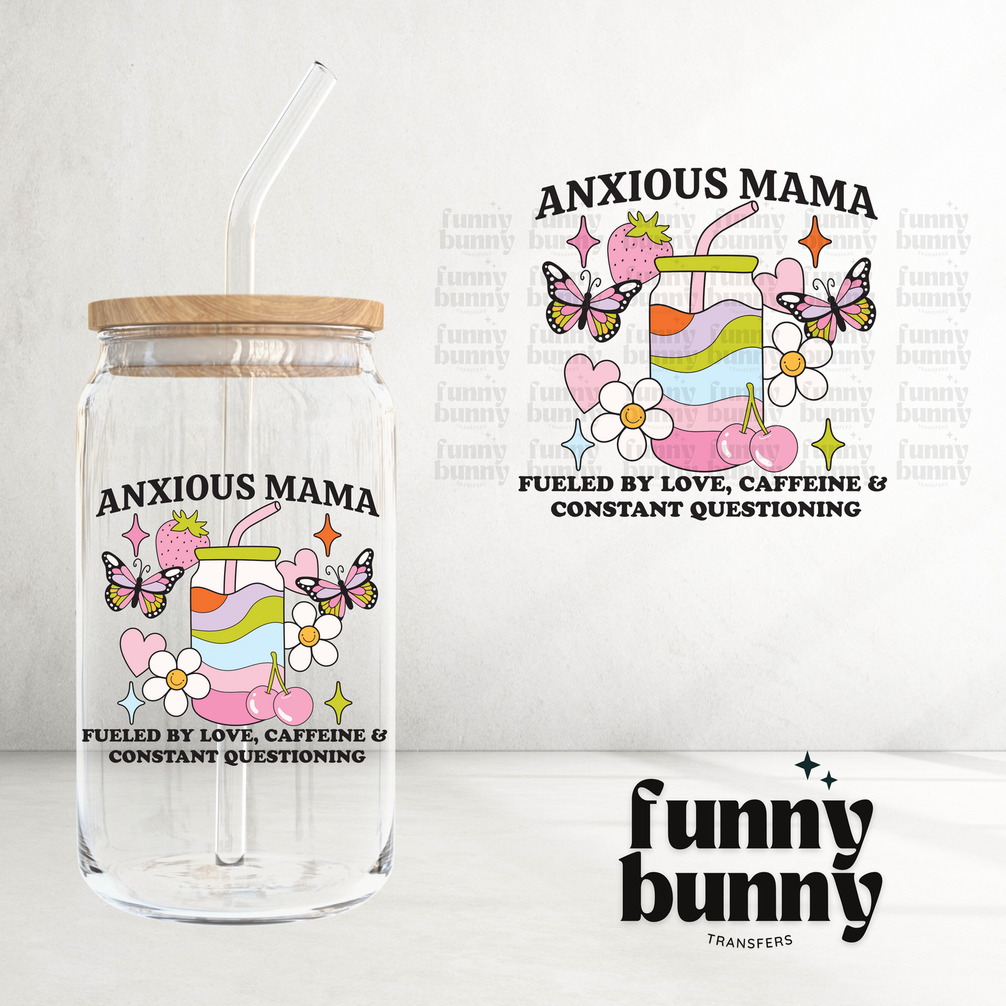 Anxious Mama - UVDTF Decal