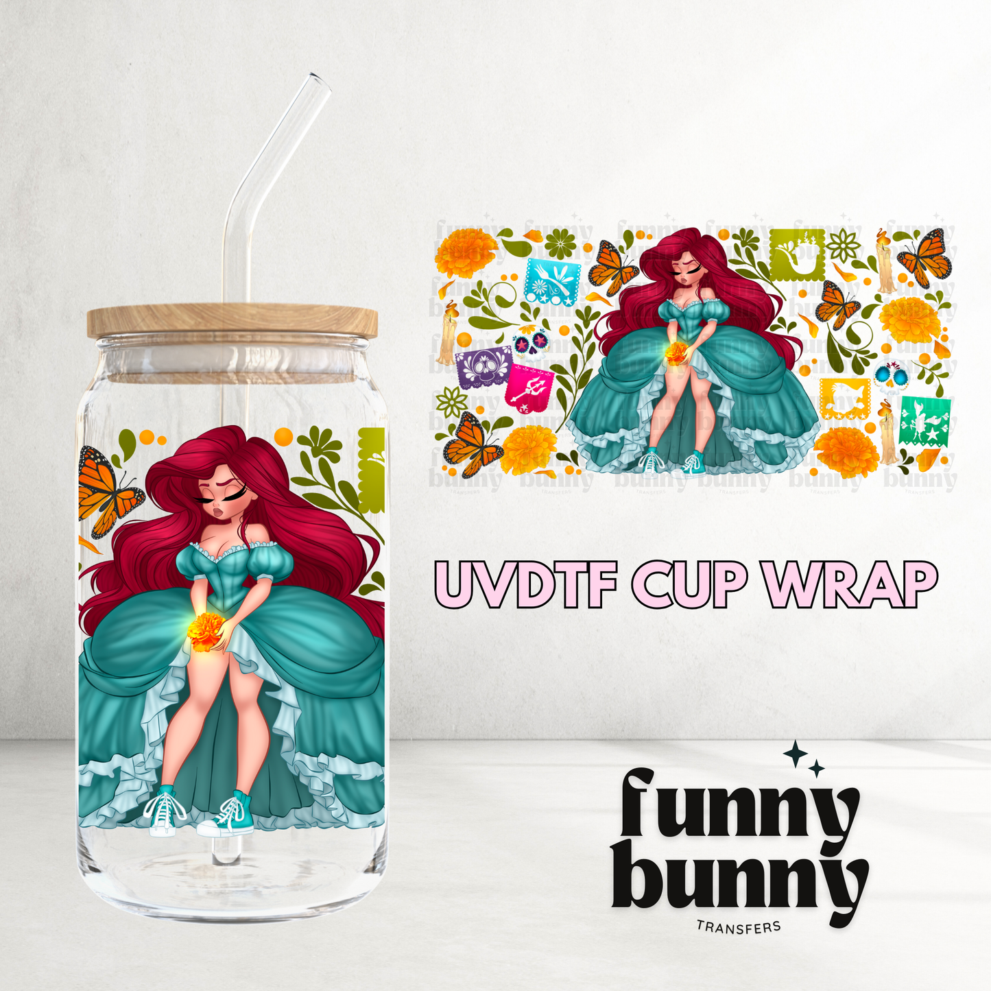 Ariel Catrina - 16oz UVDTF Cup Wrap