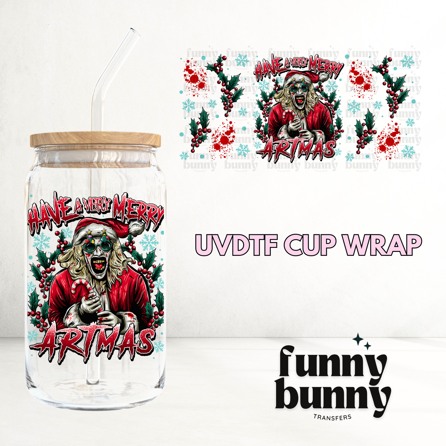 Artmas - 16oz UVDTF Cup Wrap