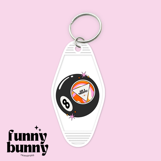 Ask A Therapist - Motel Keychain