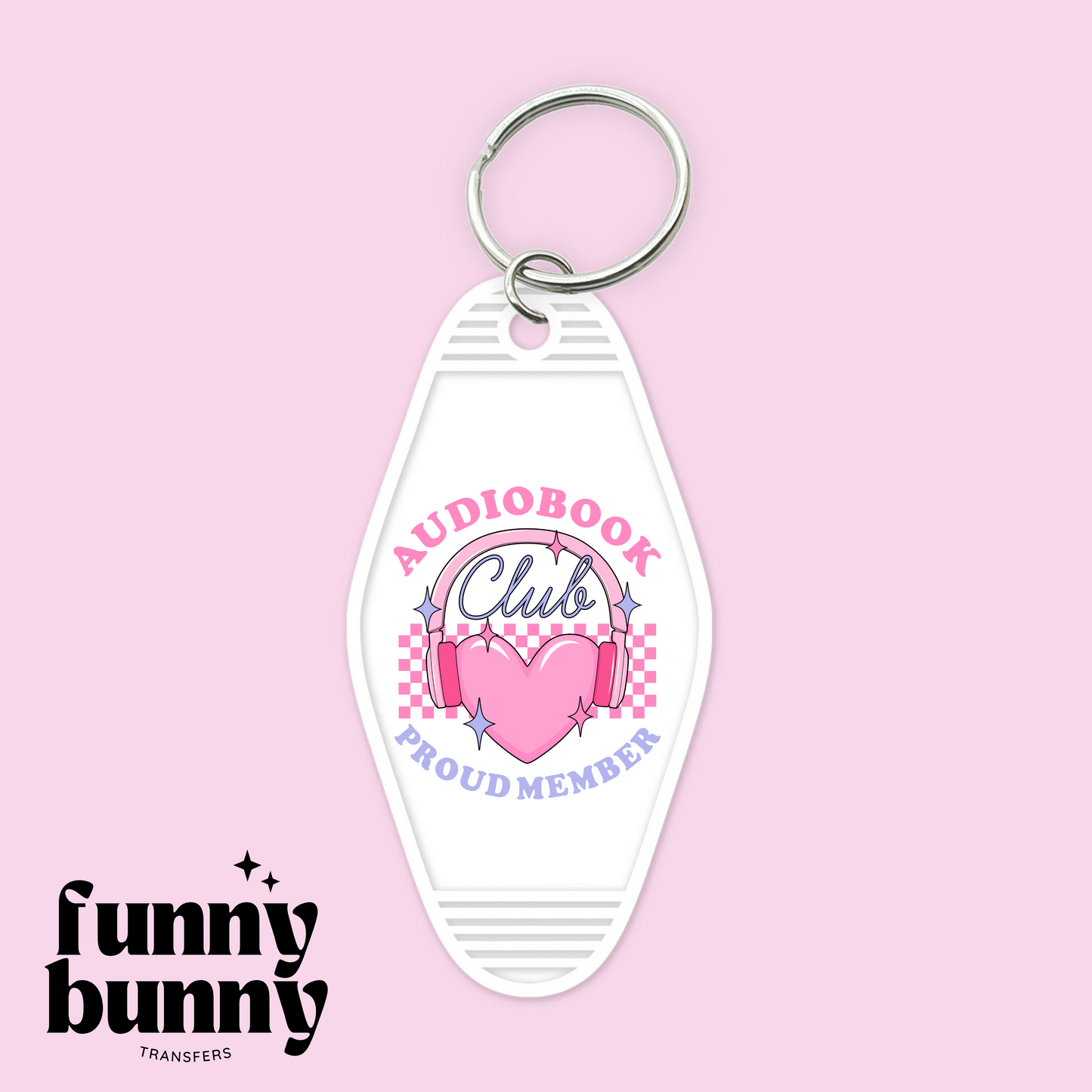 Audiobook Club - Motel Keychain