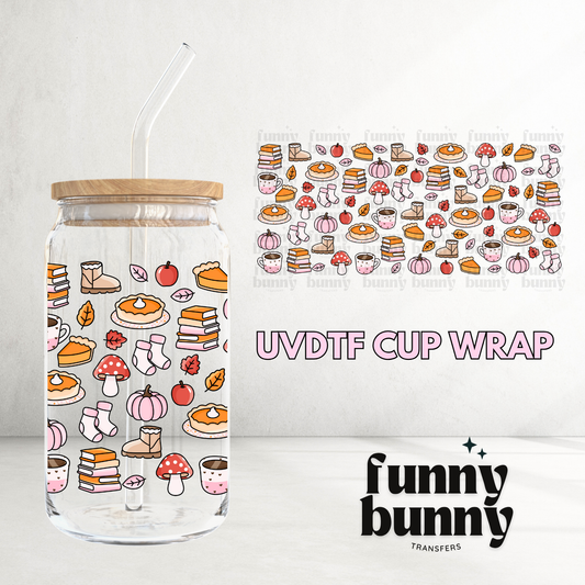 Autumn Essentials 2.0 - 16oz UVDTF Cup Wrap