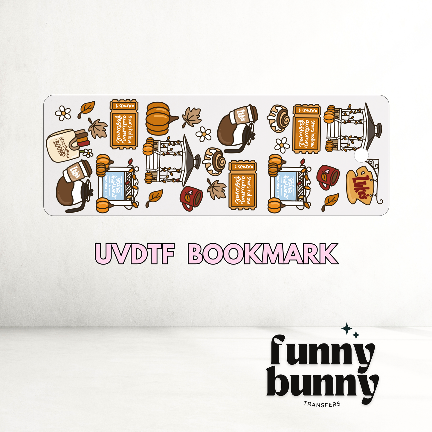Autumn Festival - UVDTF Bookmark Decal