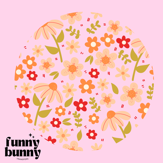 Autumn Flowers - UVDTF Lid Decal