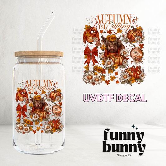 Autumn Is Calling - UVDTF Decal