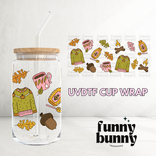 Autumn Nights - 16oz UVDTF Cup Wrap