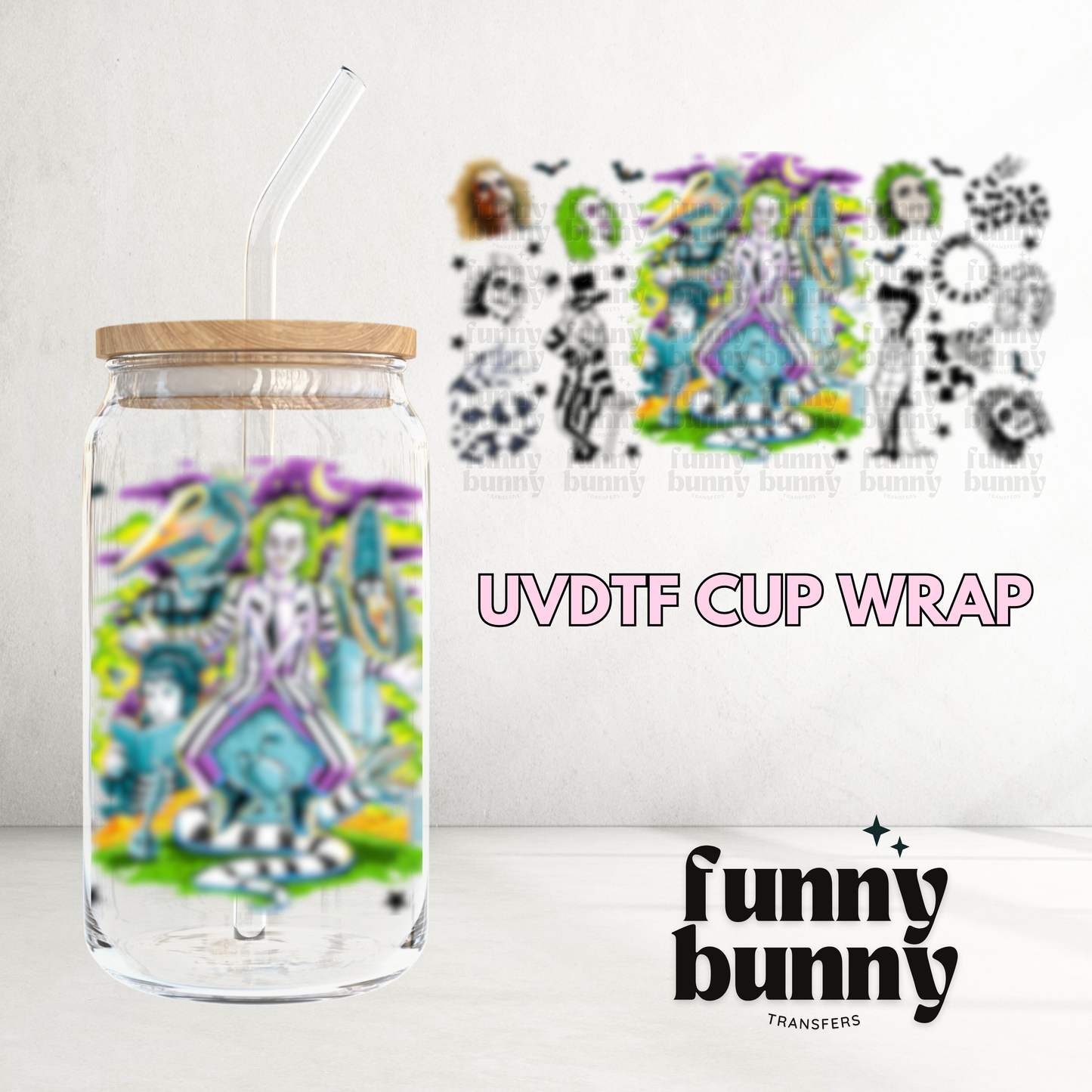 BJ Showtime - 16oz UVDTF Cup Wrap