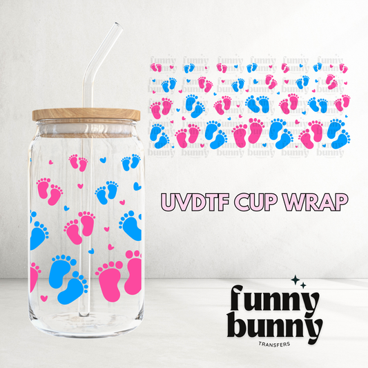 Baby Gender Reveal - 16oz UVDTF Cup Wrap