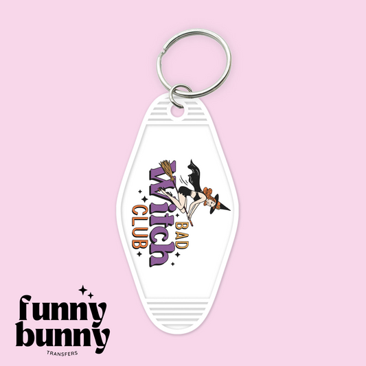 Bad witch club - Motel Keychain