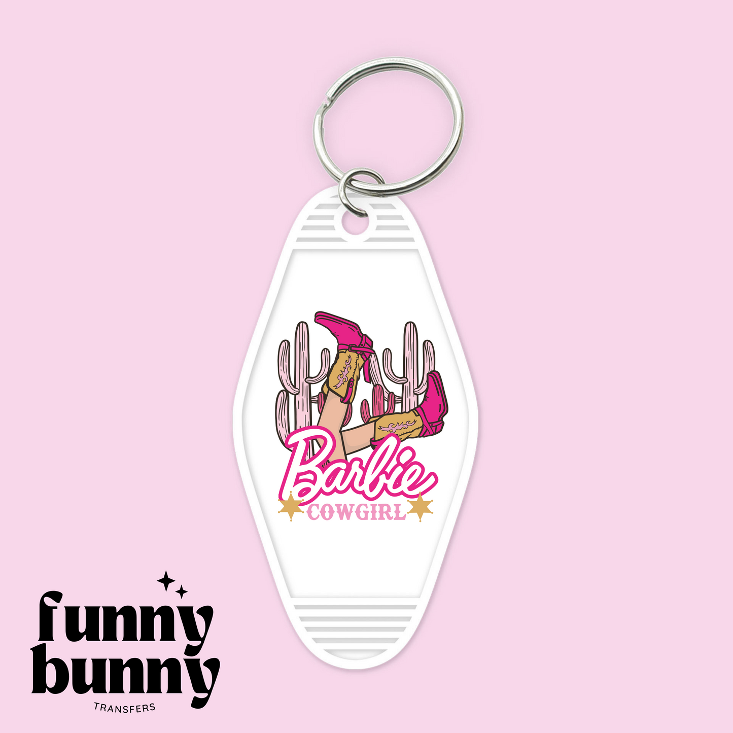 Barbie Pink Cowgirl - Motel Keychain