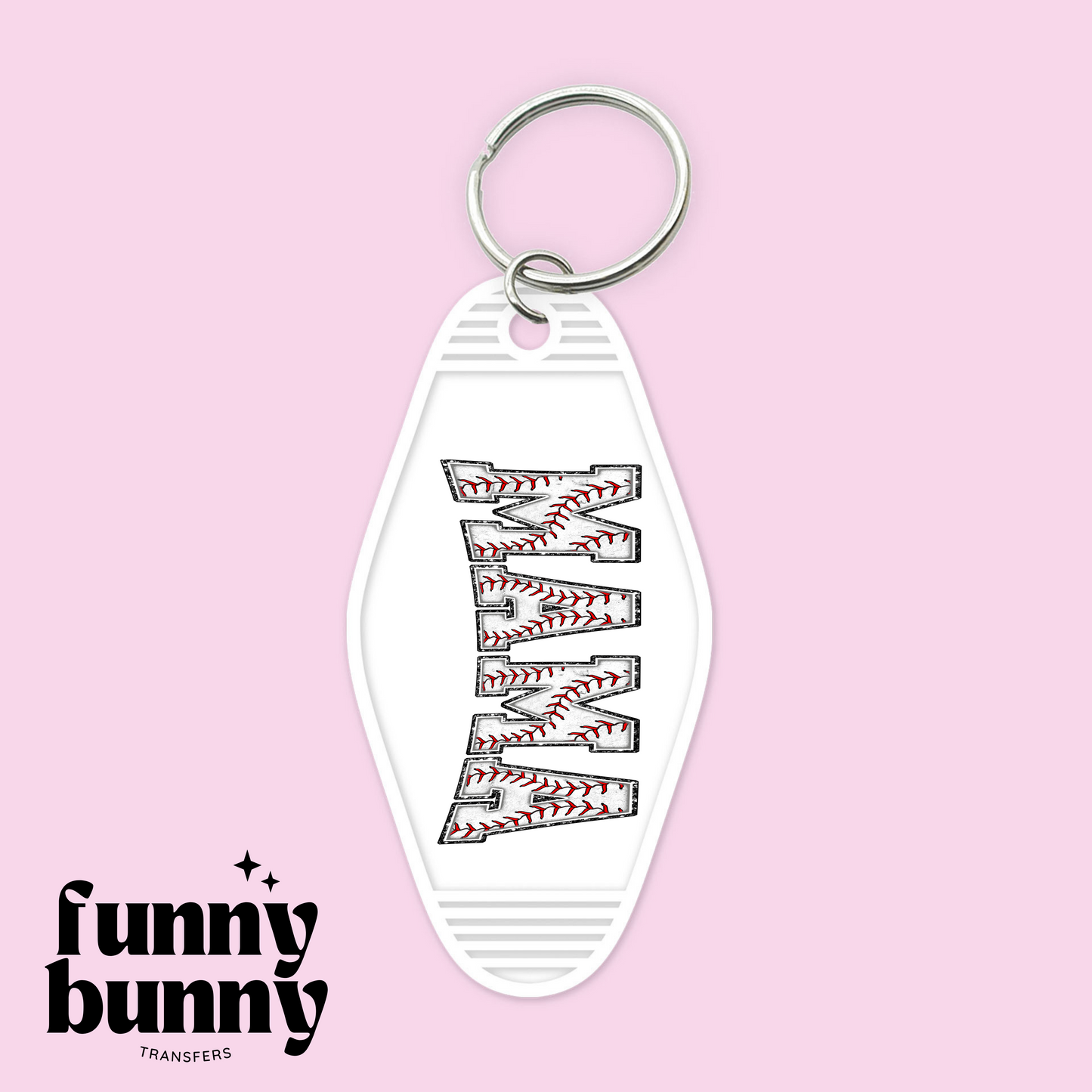 Baseball Mama - Motel Keychain