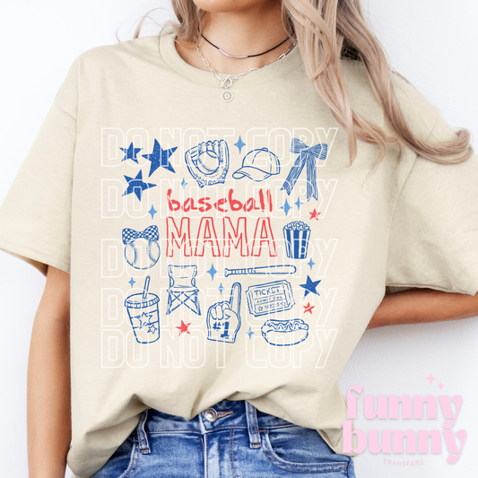 Baseball Mama Forever - DTF Transfer