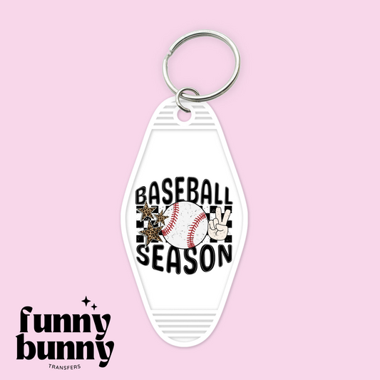 Baseball Season - Motel Keychain