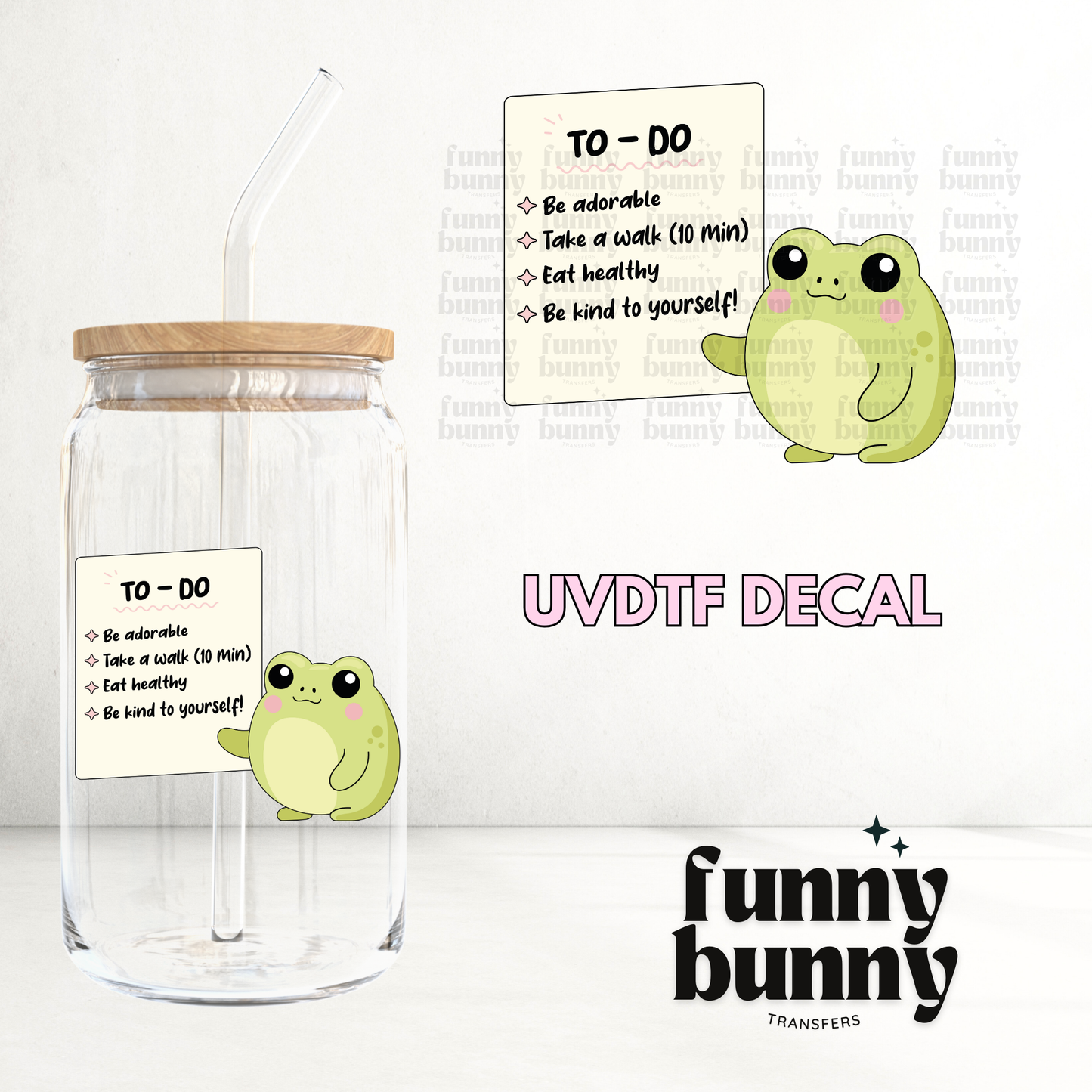 Be Adorable - UVDTF Decal