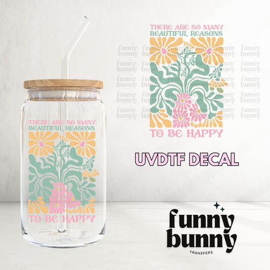 Be Happy  - UVDTF Decal