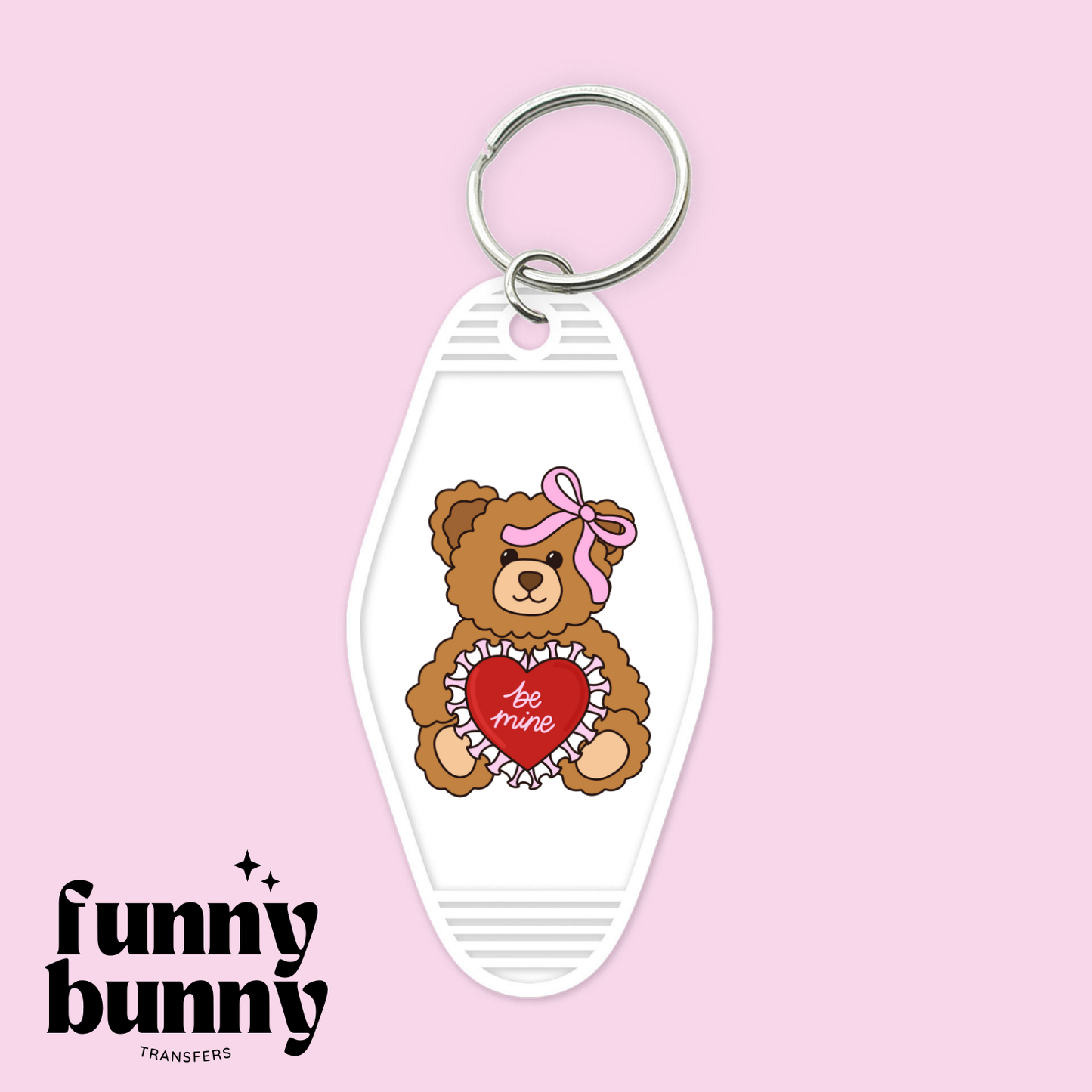 Be Mine Bear Cutie - Motel Keychain