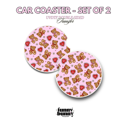 Be Mine Bear II - UVDTF Coaster