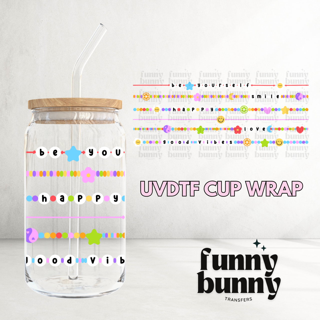 Be Yourself - 16oz UVDTF Cup Wrap