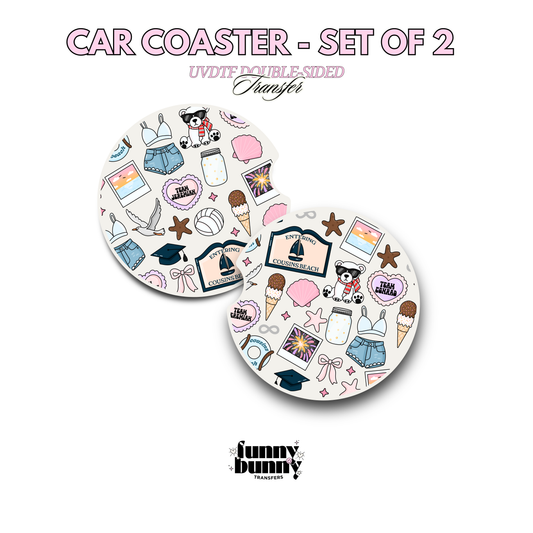 Beach Cousin - UVDTF Coaster