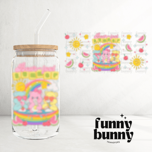 Bear Summer - 16oz UVDTF Cup Wrap