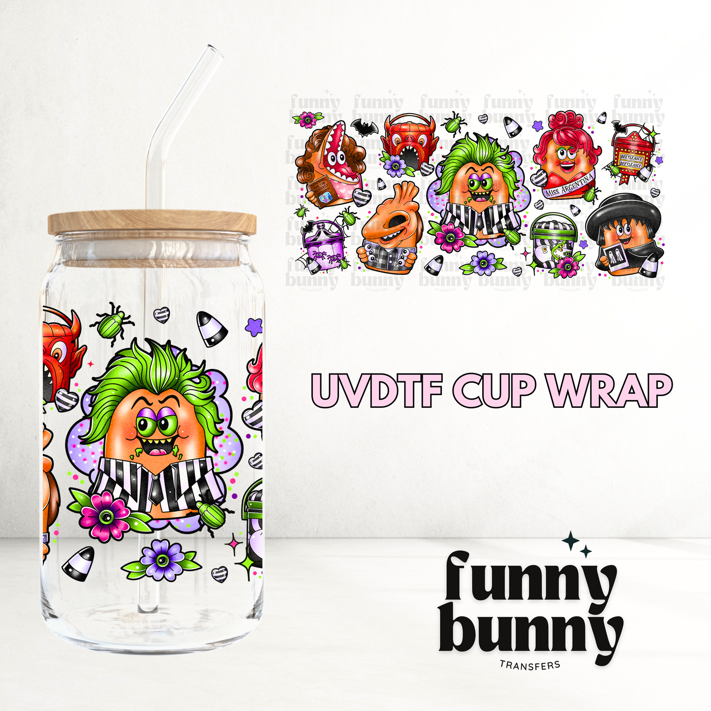 Beetle Nuggies - 16oz UVDTF Cup Wrap