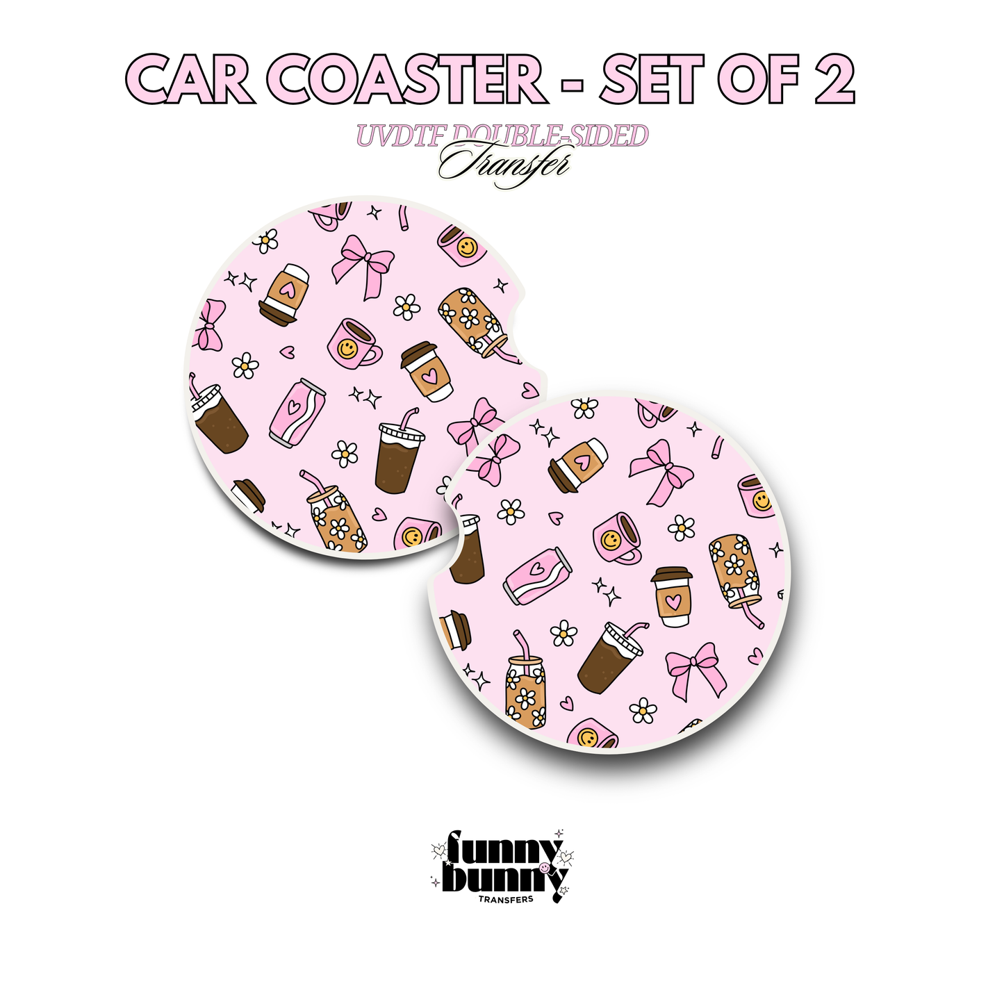 Beverage Girly - UVDTF Coaster