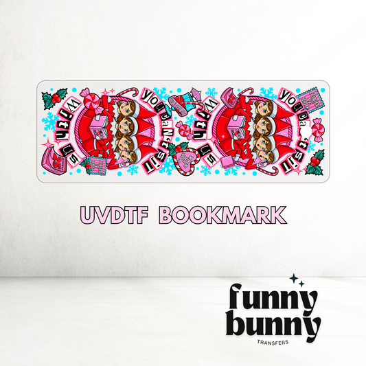 Beware Of Santa - UVDTF Bookmark Decal