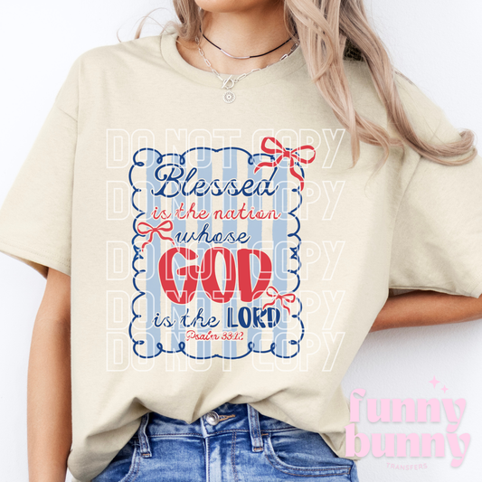 Blessed The Nation - DTF Transfer