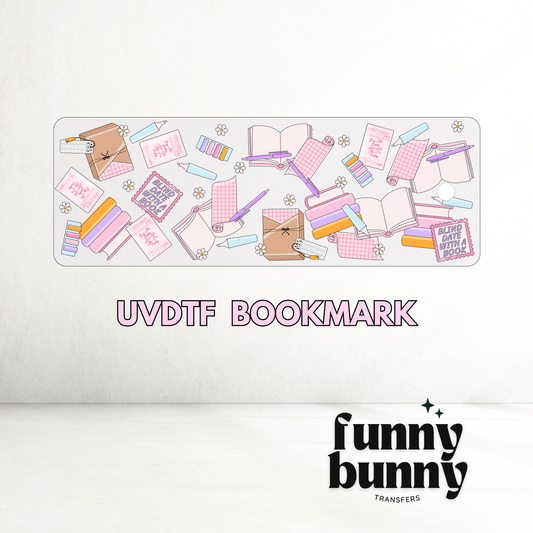 Blind Date Book - UVDTF Bookmark Decal