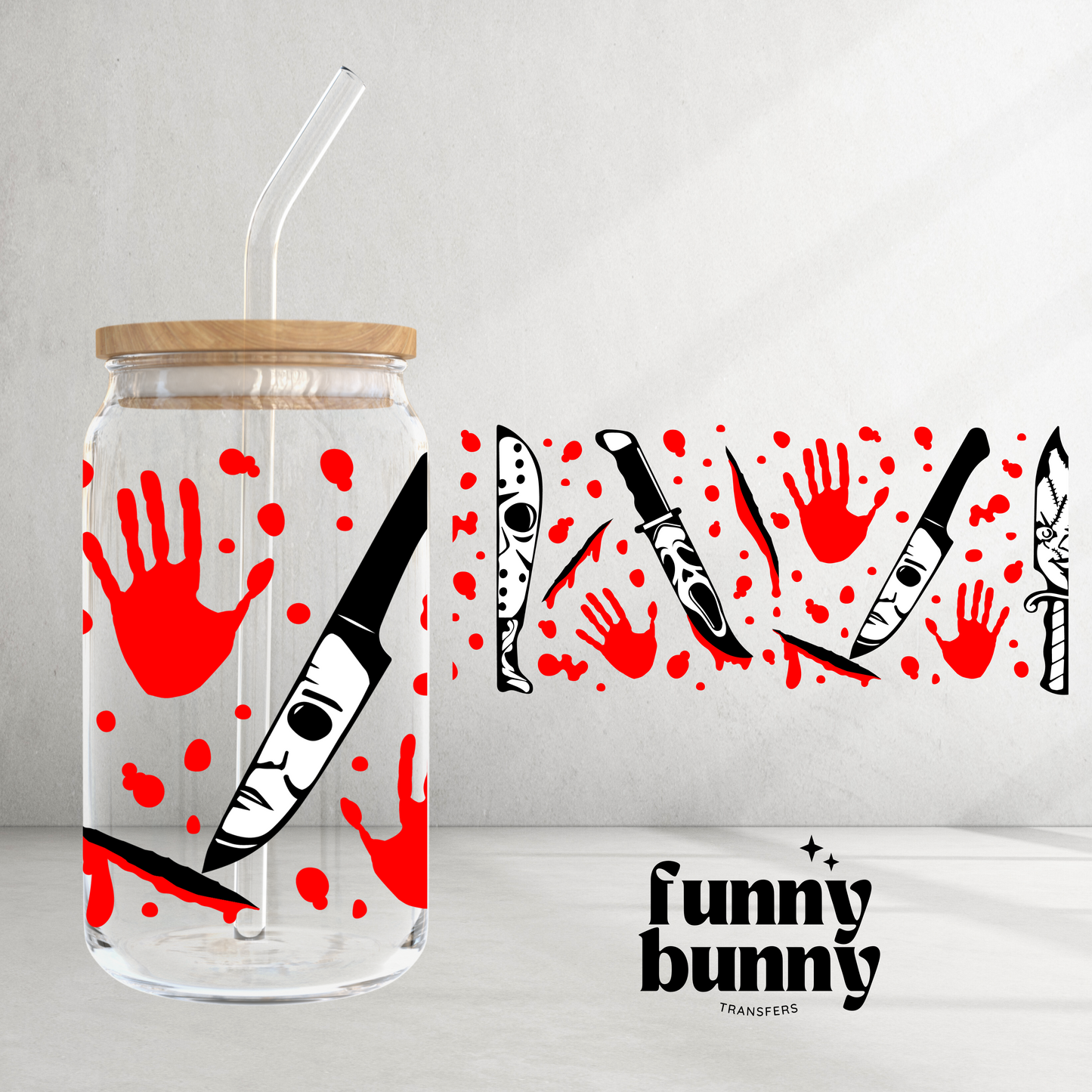 Blood Splatter - 16oz UVDTF Cup Wrap