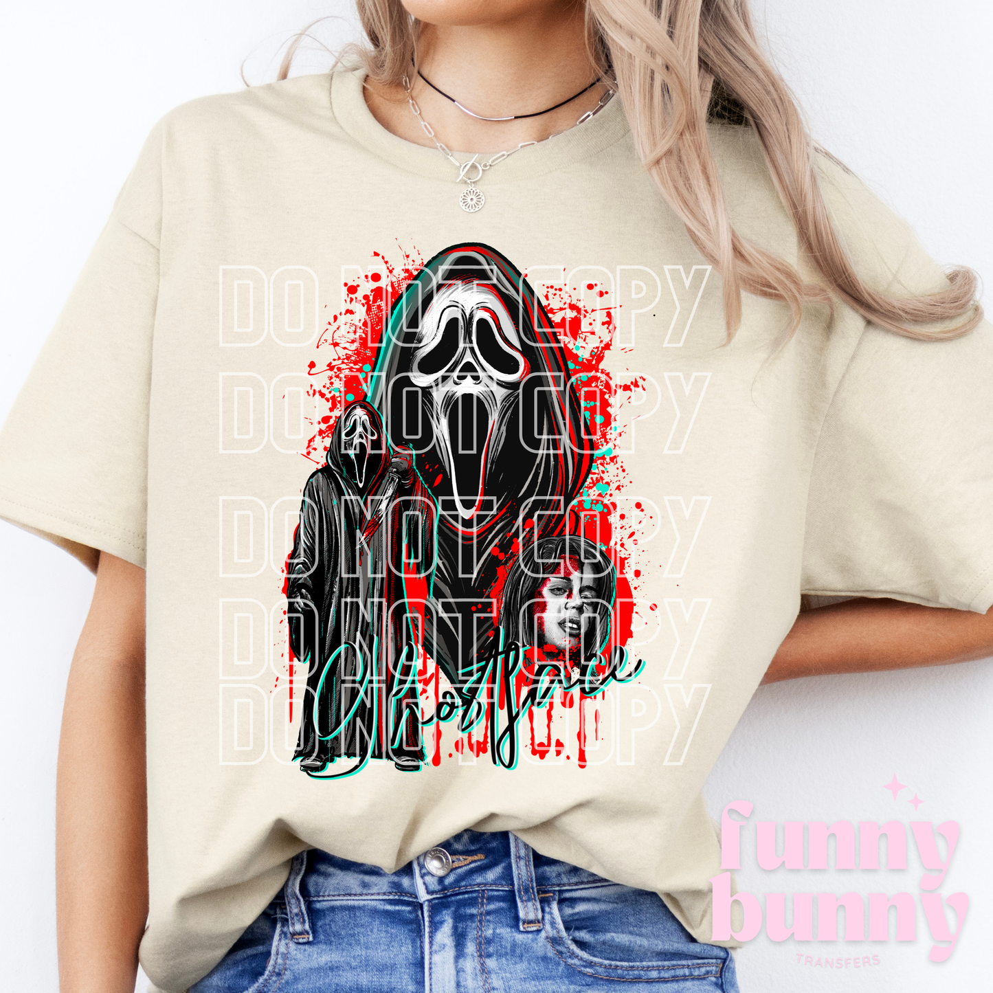 Bloody Ghostface - DTF Transfer