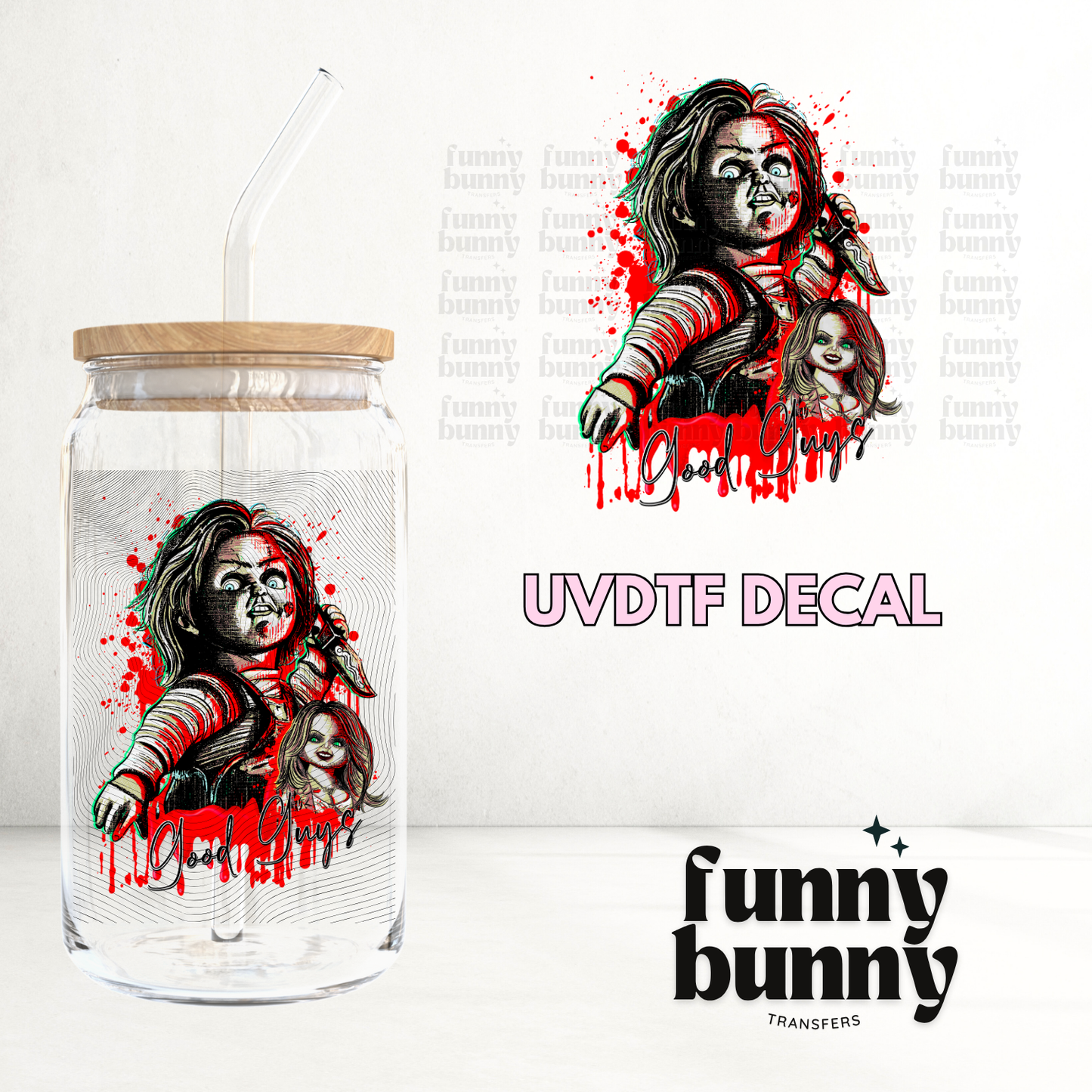 Bloody Good Guy - UVDTF Decal
