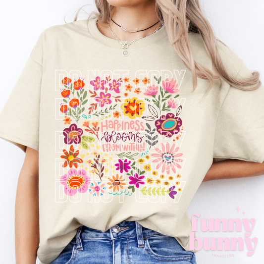 Bloom Floral Pattern - DTF Transfer