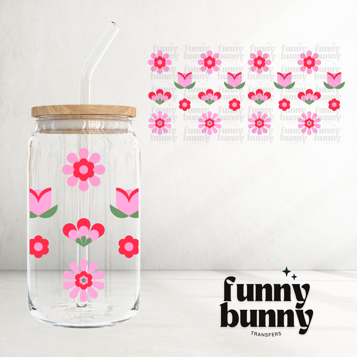 Blooming Girlies -  16oz UVDTF Cup Wrap