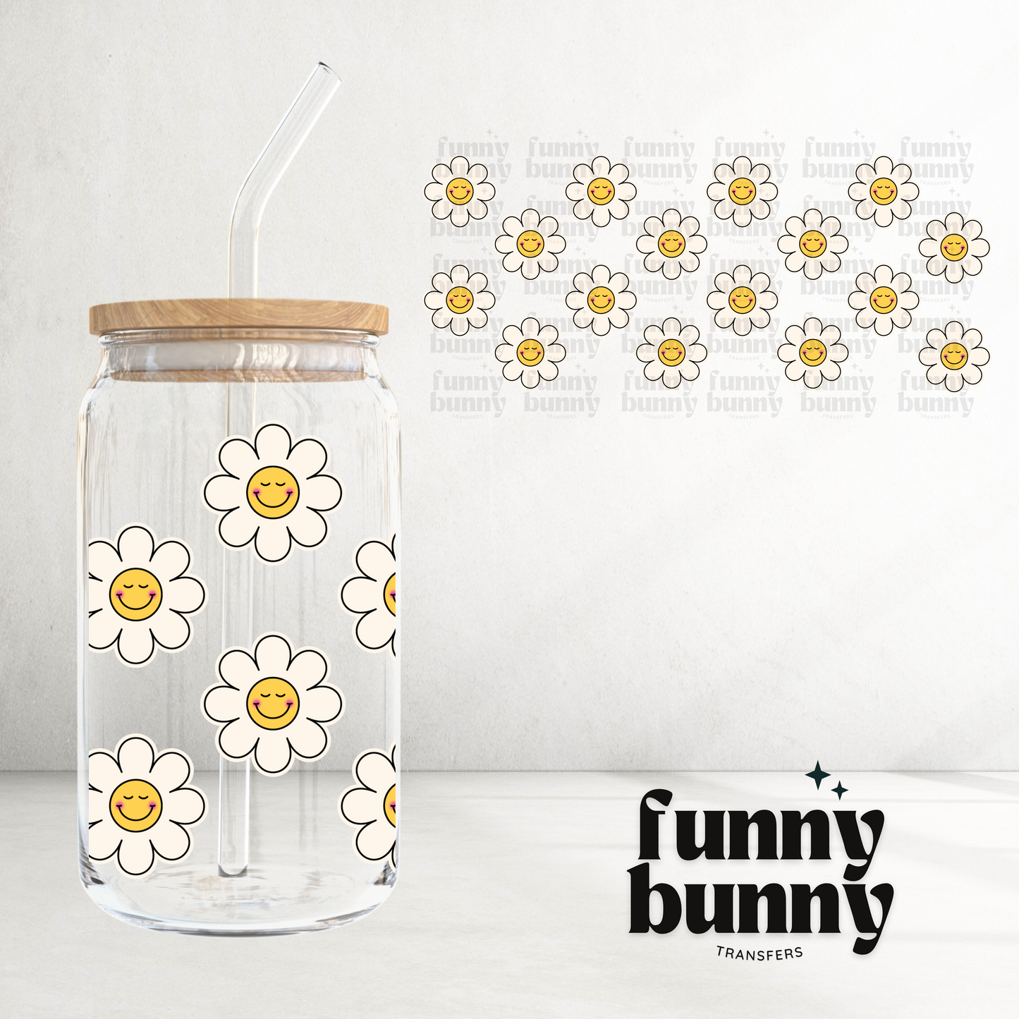 Blushing Flowers -  16oz UVDTF Cup Wrap