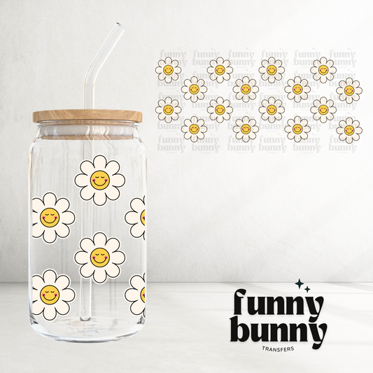 Blushing Flowers -  16oz UVDTF Cup Wrap