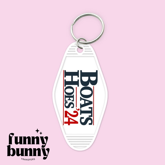 Boats & Hoes 24 - Motel Keychain