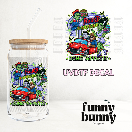 Bone Appetit - UVDTF Decal