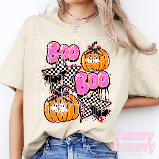 Boo Boo Checkered - DTF Transfer